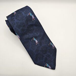 Briar Golf Club Switzerland All Silk Tie Sport Spring Outdoors 55.5x3.25"